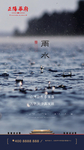 雨水 雨水海报 雨水节气 节气