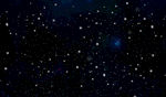 黑蓝色夜空星辰图
