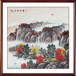 巨幅山水画