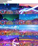 歌曲（打起手鼓唱起歌）舞台背景