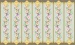 欧式花纹护墙板壁画