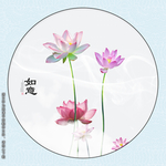 荷花插画
