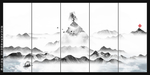 现代山水画