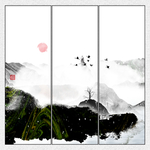 聚财山水画