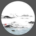 水墨手绘