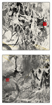 抽象泼墨画