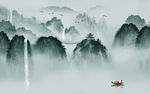 爆款 意境山水画 tif分层