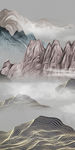 玄关山水挂画 TIF分层