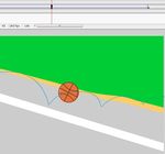 篮球出界的动画引导线制作5秒