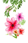 北欧简约轻奢小清新花朵装饰画