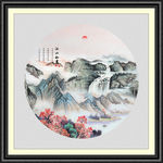 国画山水画