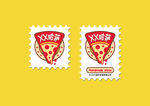 原创pizza店logo设计