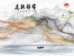 新中式背景墙