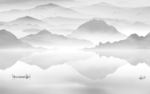 高档客厅山水画 TIF分层画