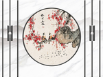 新中式轻奢背景墙