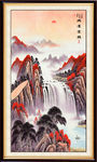 鸿运当头国画