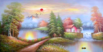 风景油画