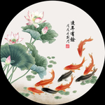 连年有余装饰画
