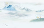 高清 新款新山水画 tif分层
