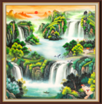 山水画国画山水画