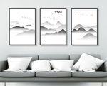 水墨山水画装饰画