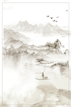 水墨山水背景