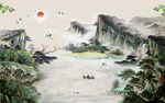 水墨山水画