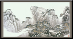 山水中堂画 大厅山水画
