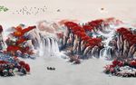 鸿运当头国画山水