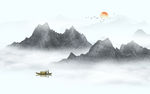 水墨山水画