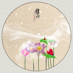 线条纹理饰画