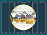 新中式背景墙