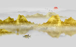 高端水墨山水画