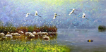 田园风景油画