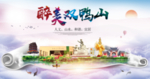 双鸭山绿色宜居中国风城市海报