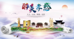 孝感绿色宜居中国风城市海报