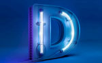 发光字D