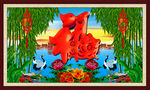 壁画 祝福图