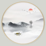 水墨山水画