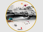 新中式 意境 山水画