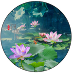 荷花装饰画