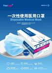 一次性使用医用口罩DM宣传海报