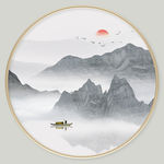 中式山水画