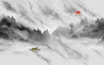 水墨山水画