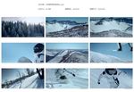 冰雪世界滑雪登雪山