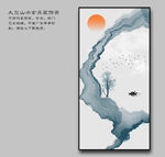 意境山水玄关画