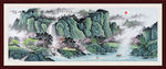 山水画国画山水画
