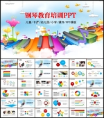 儿童钢琴培训音乐课PPT