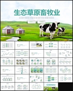 生态草原畜牧业奶牛养殖乳业