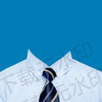 小男孩正装证件照